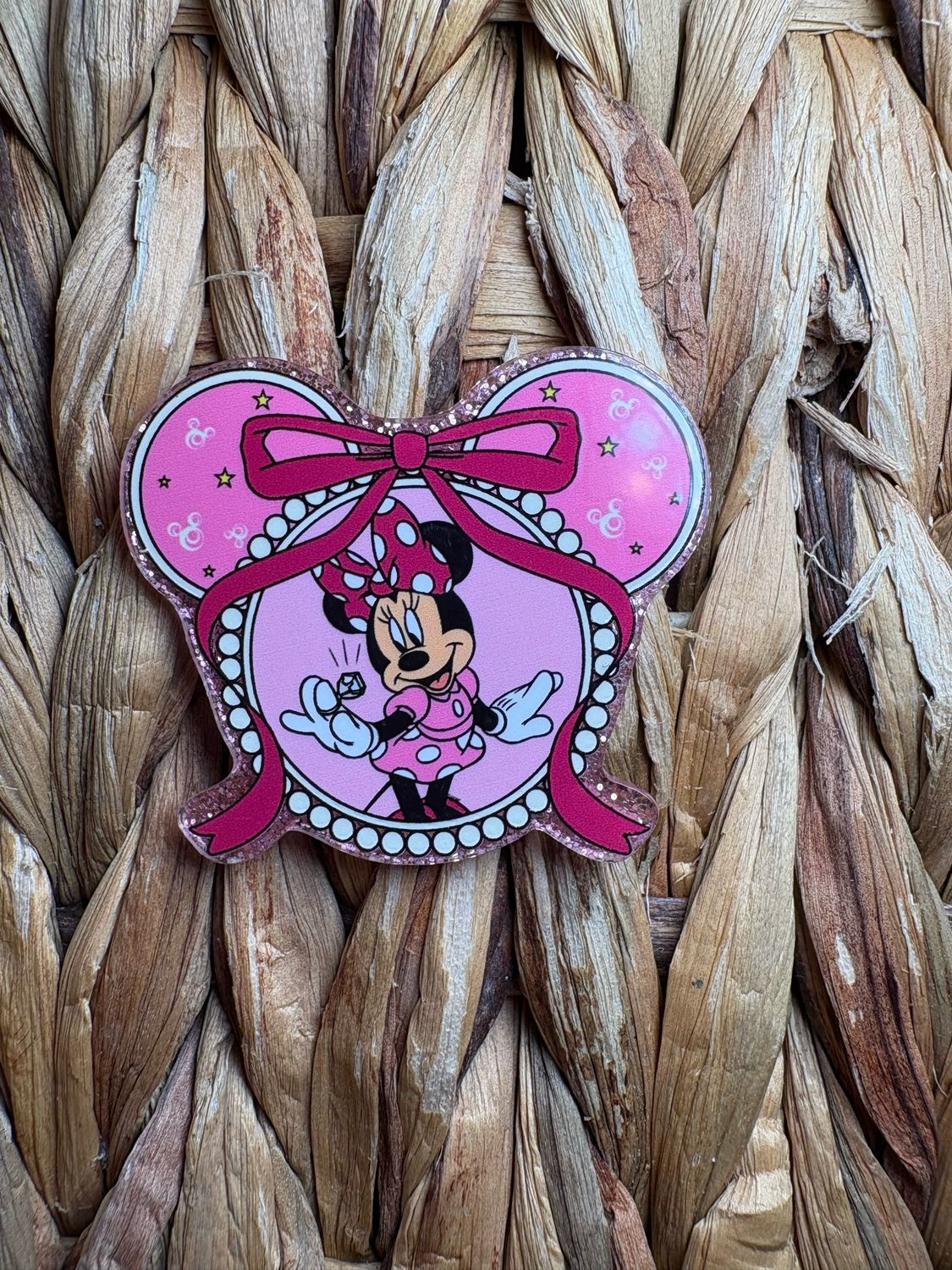 Pink Mouse Acrylic Flatback