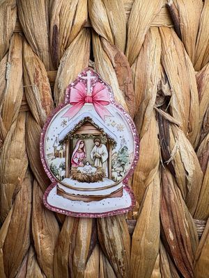 Pink Religious Acrylic Flatback