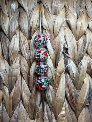 Christmas Confetti 15mm Bead