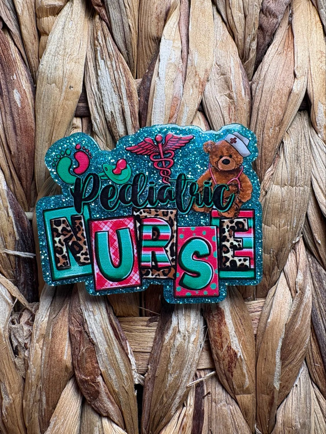 Nurse Peds Acrylic Flatback