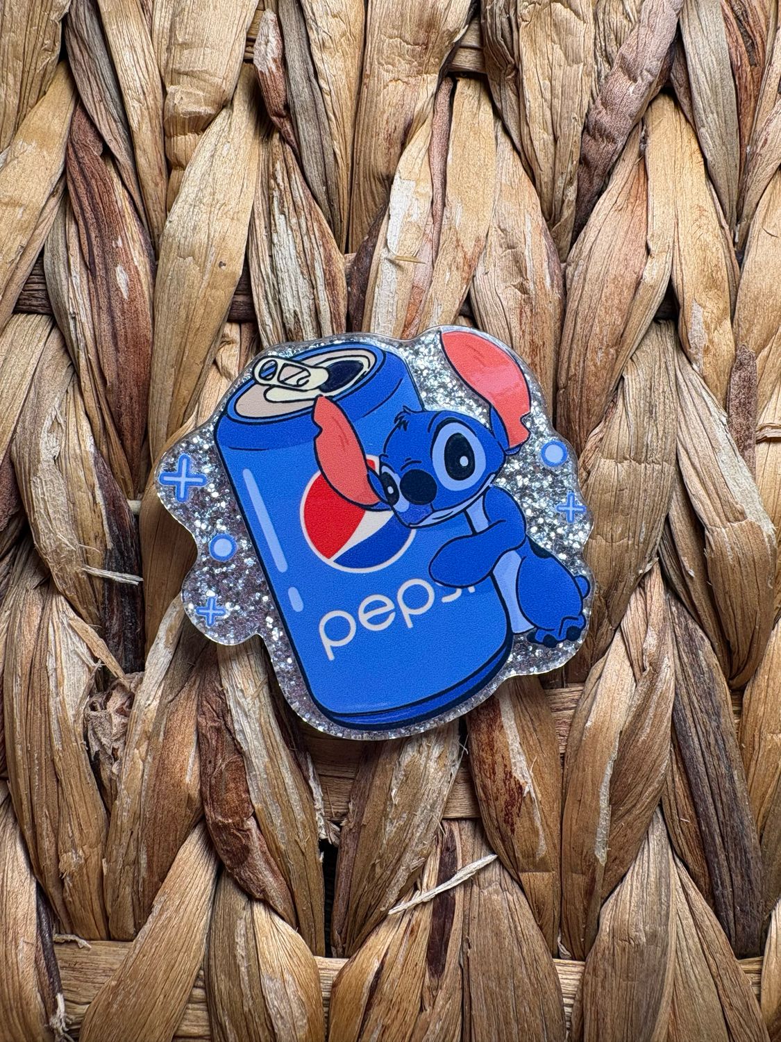 Blue Guy Soda Acrylic Flatback