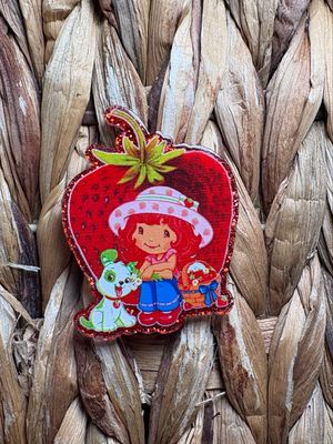 Strawberry Girl Acrylic Flatback