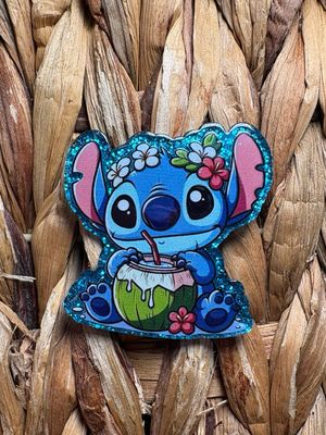 Blue Guy Coconut Acrylic Flatback