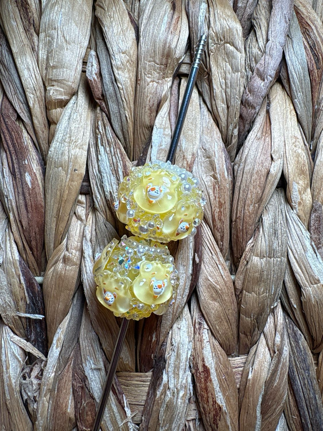 Yellow CBear Sugar Bead