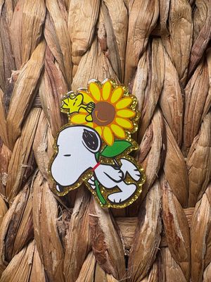 Snoop &amp; Flower Acrylic Flatback