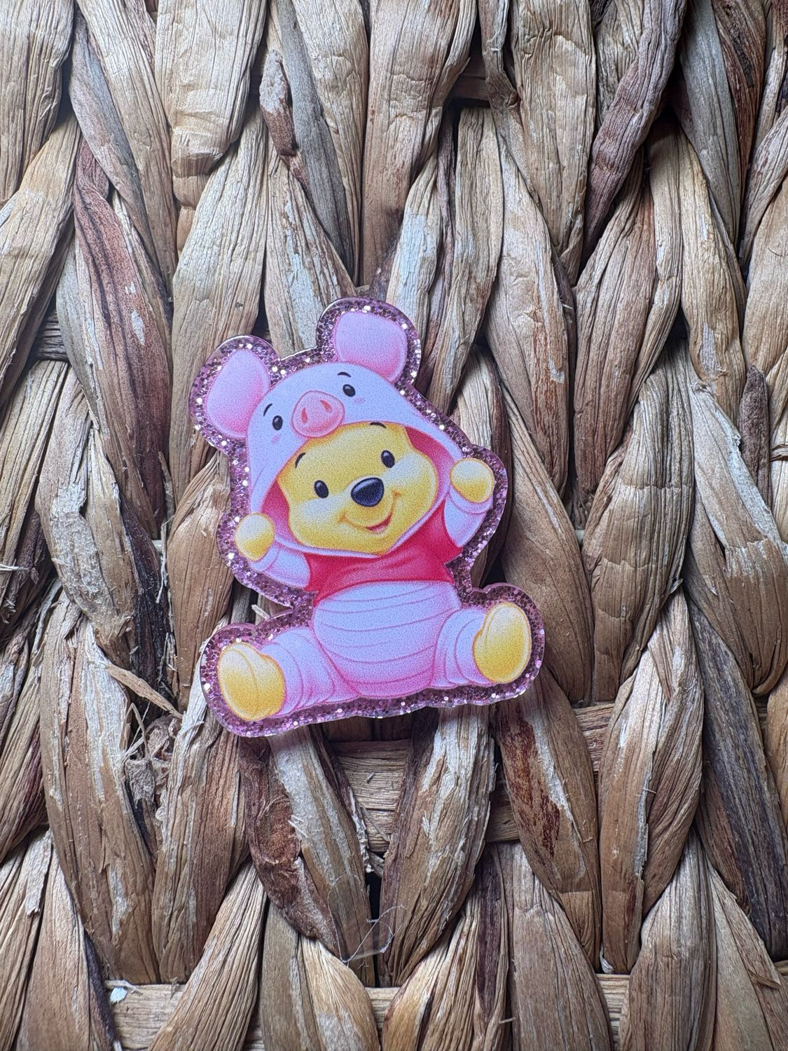 Honey Bear &amp; Pig Hoodie Acrylic Flatback