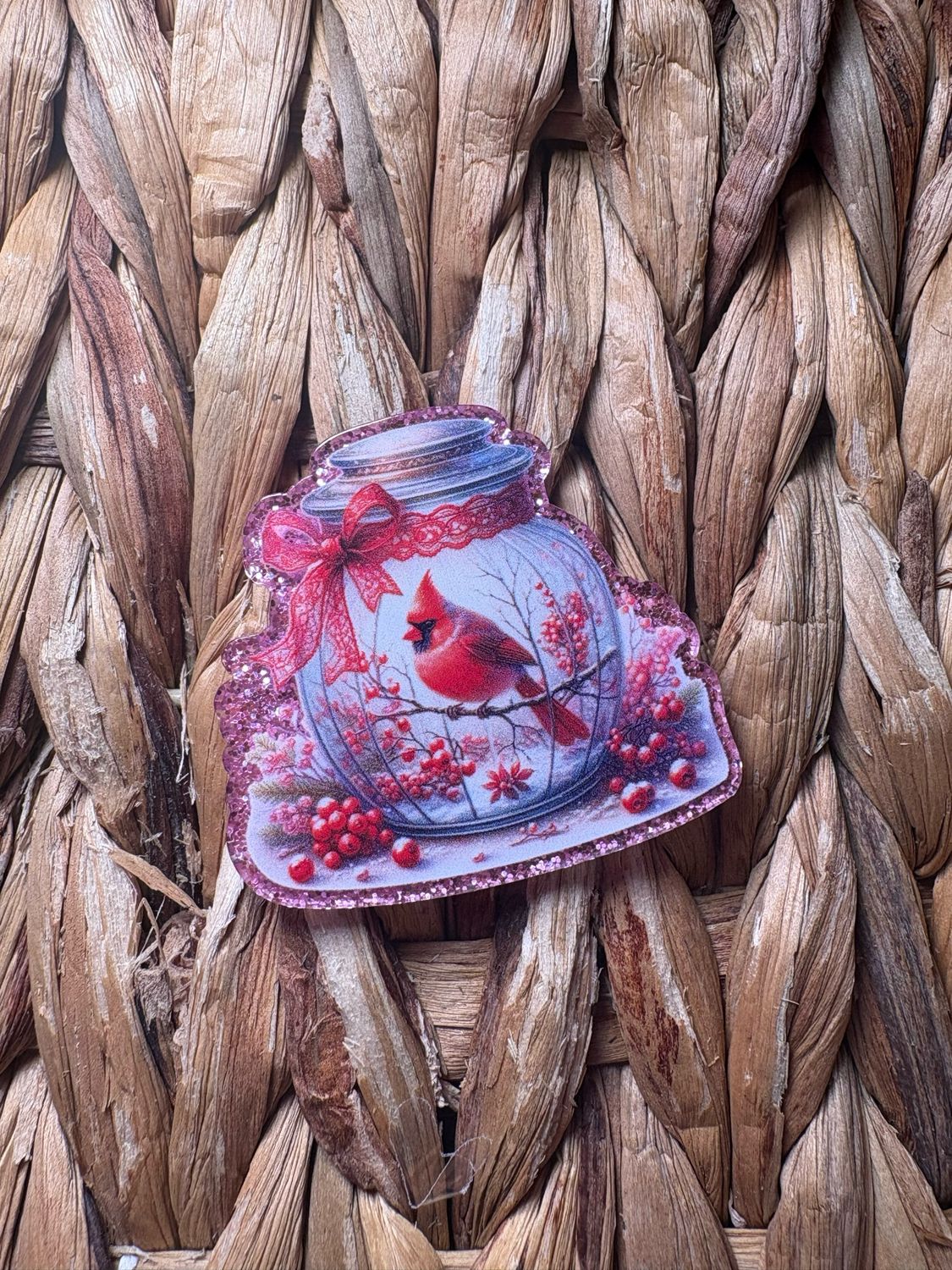 Cardinal Acrylic Flatback