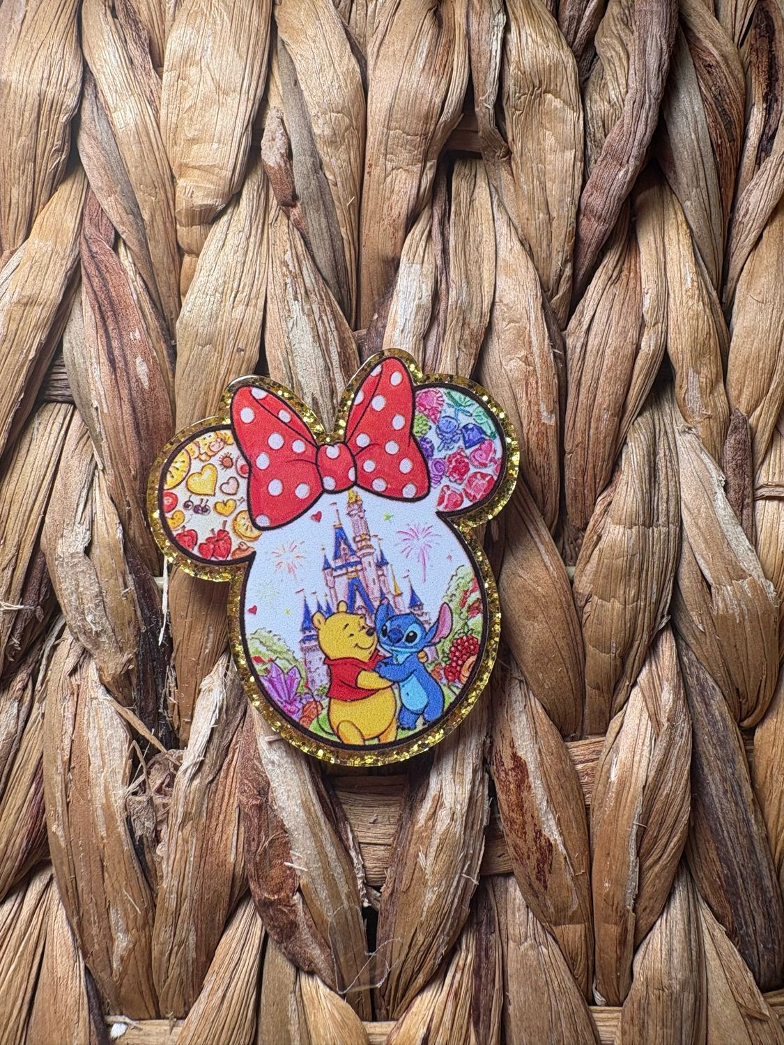 Honey Bear &amp; Blue Alien Acrylic Flatback