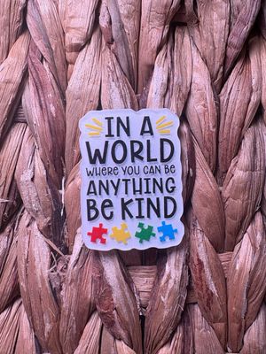Be Kind Acrylic Flatback