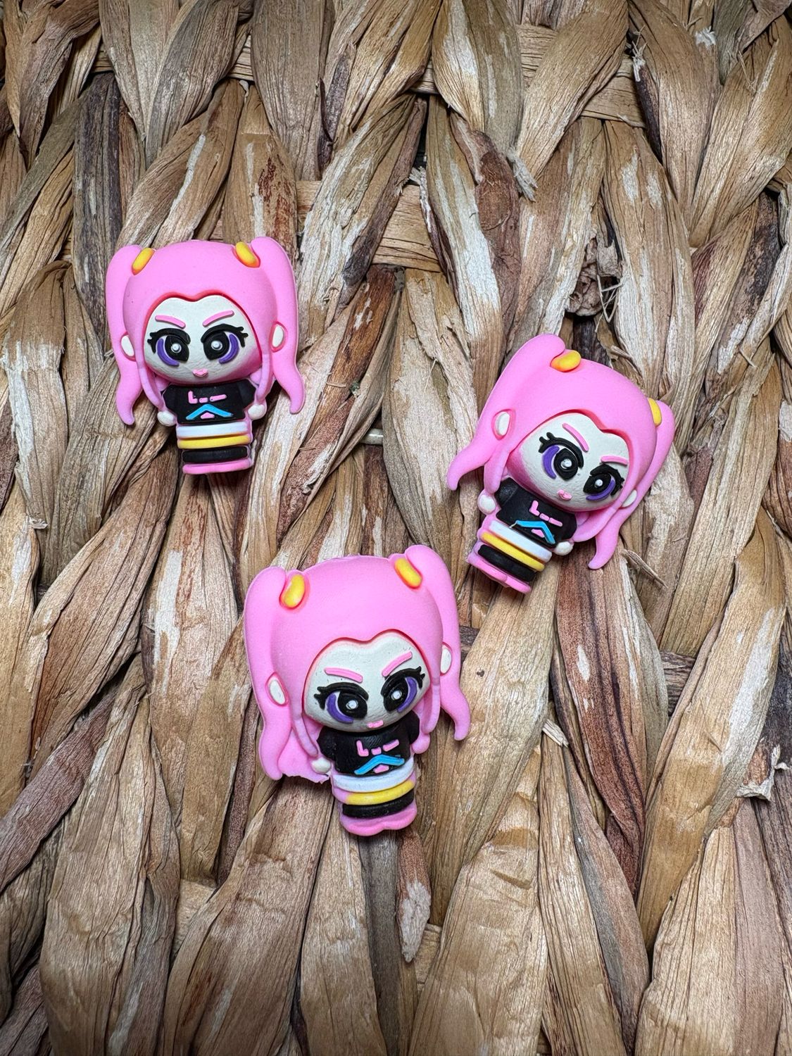 Pink Hair Girl KPOP 3d Focal