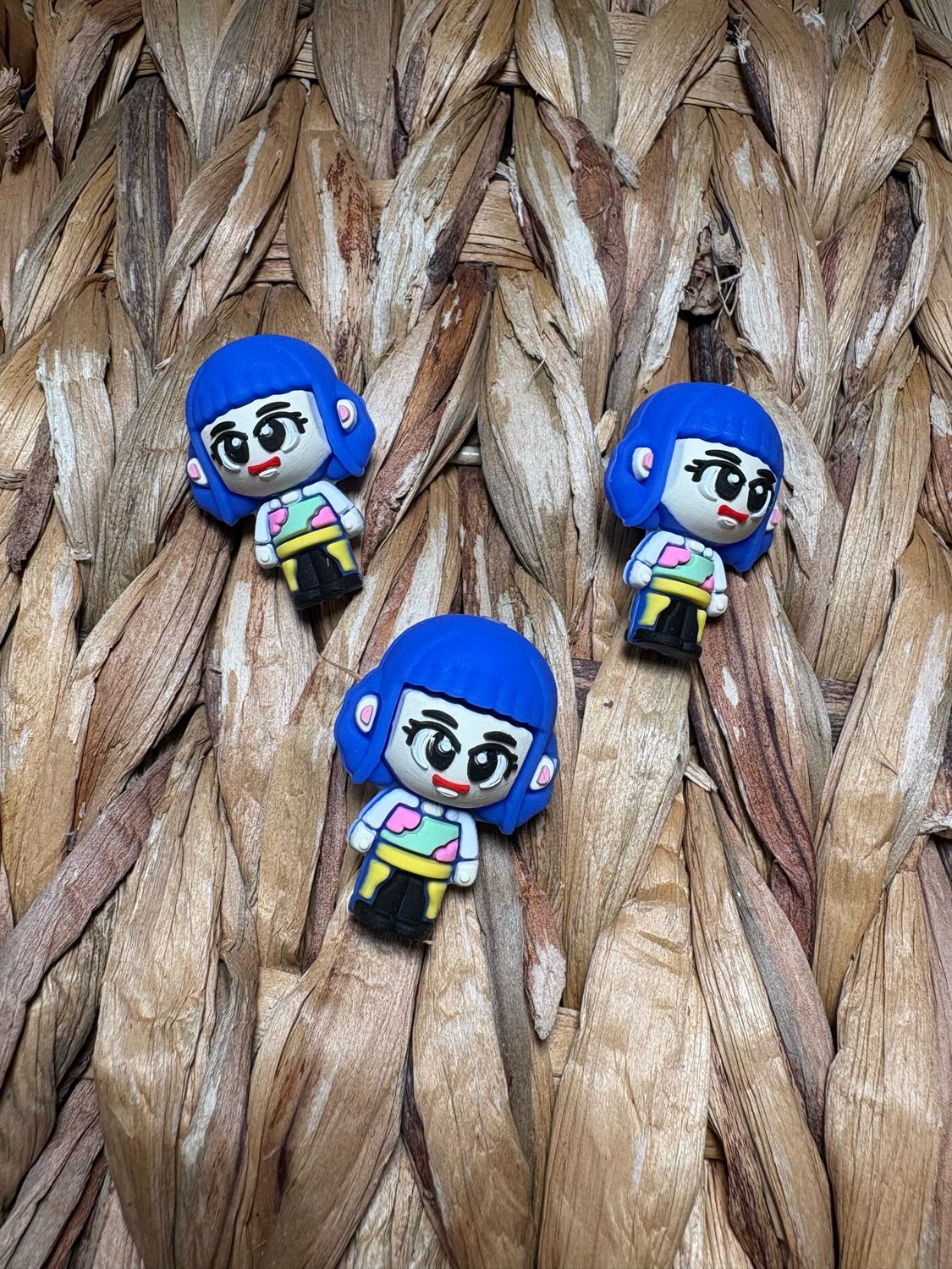 Blue Hair Girl KPOP 3d Focal