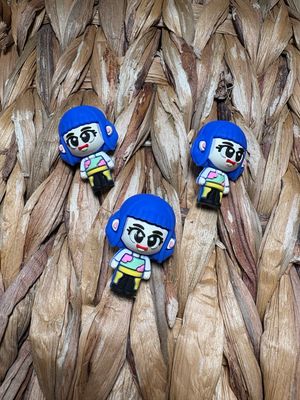 Blue Hair Girl KPOP 3d Focal