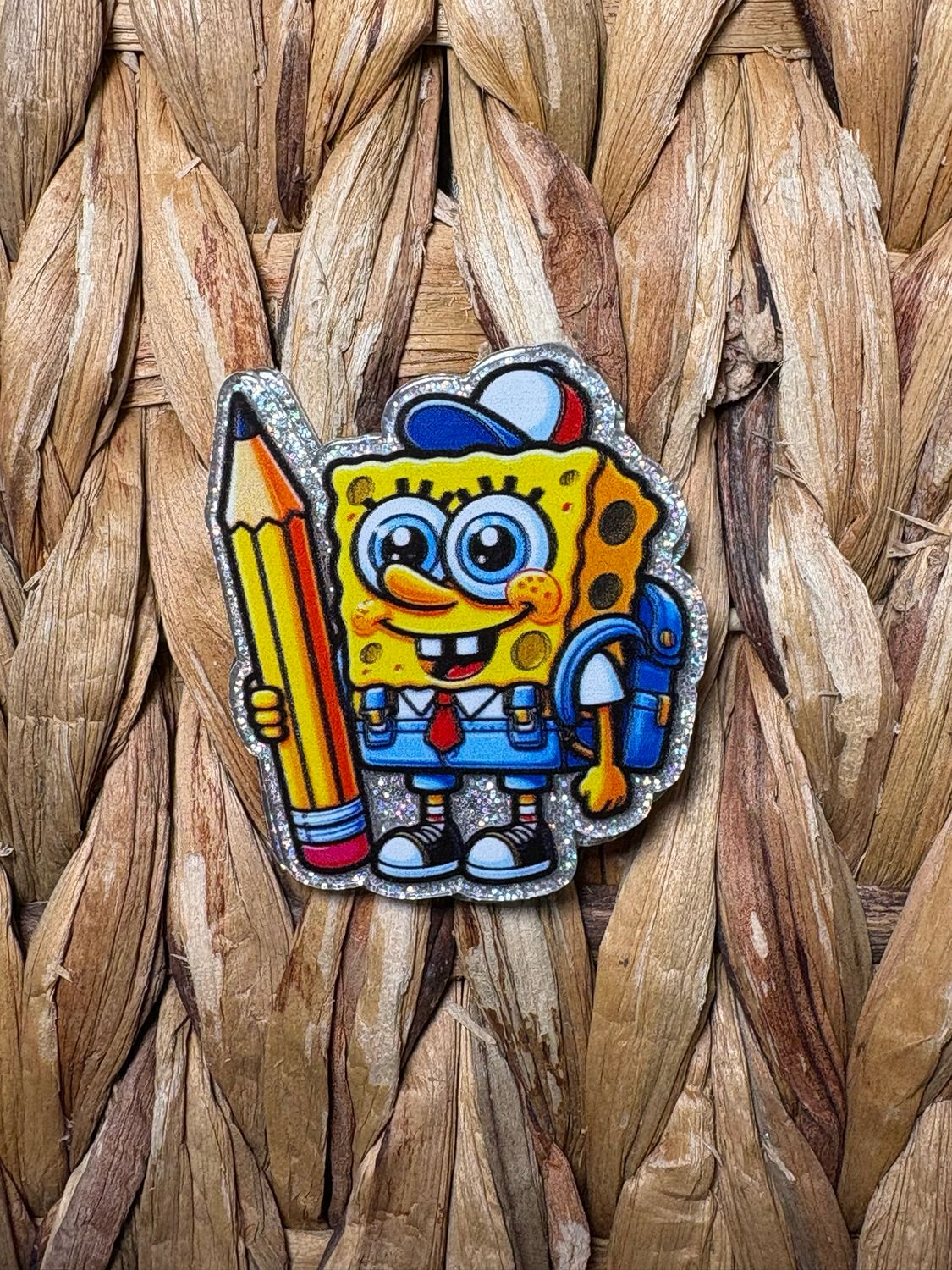 Sponge With Pencil Acrylic