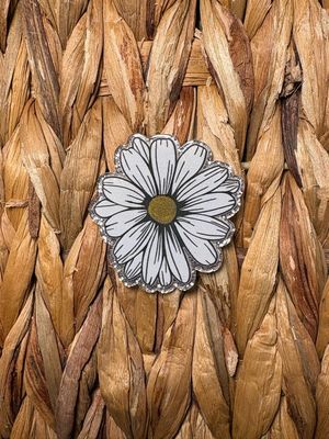 White Flower Acrylic