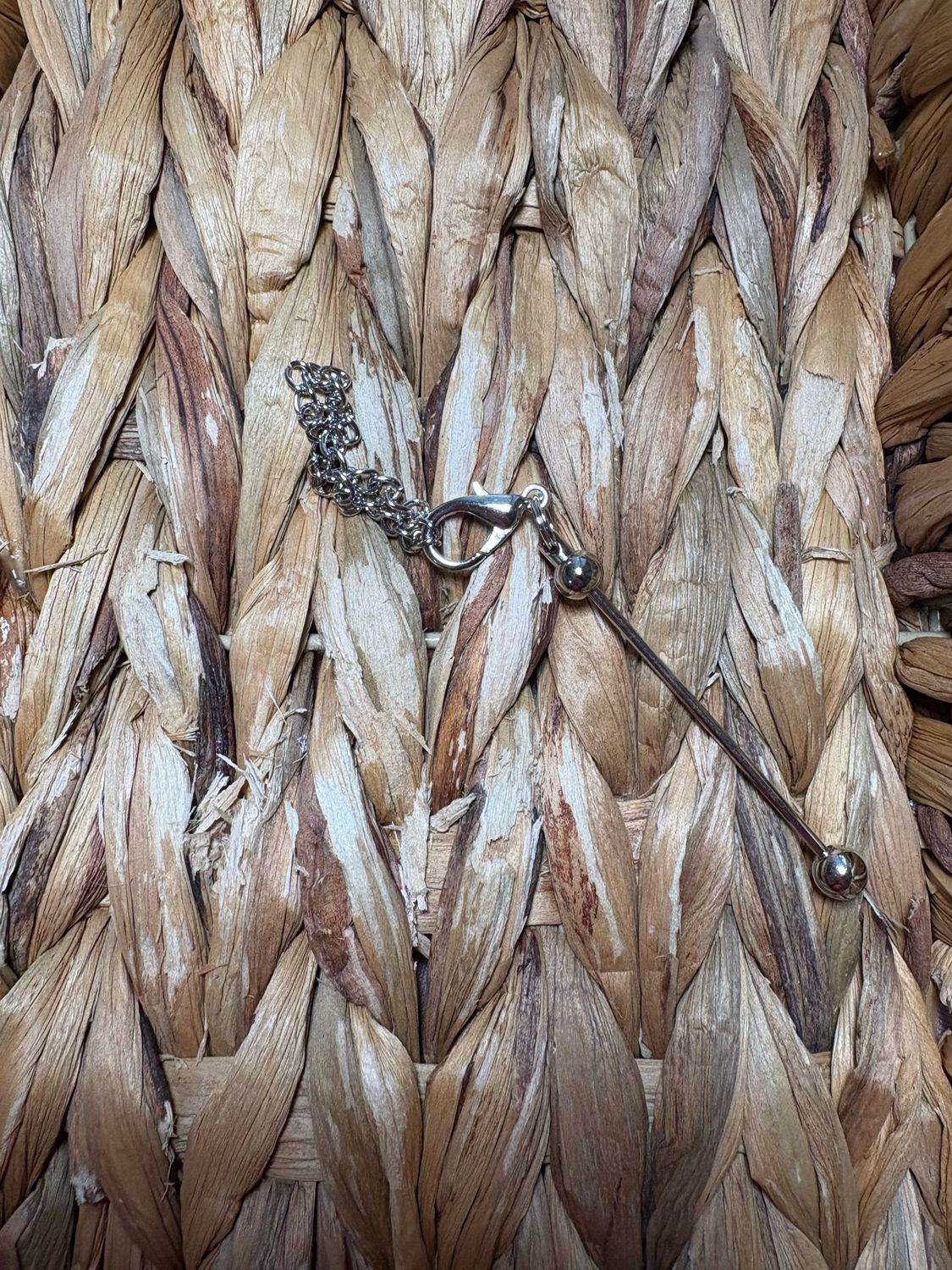 Silver Beadable Cup Charm