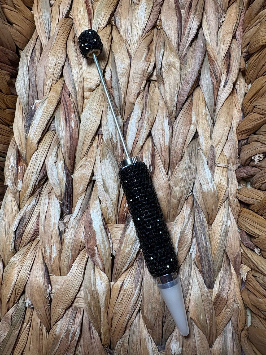 Black Rhinestone Wax Pen