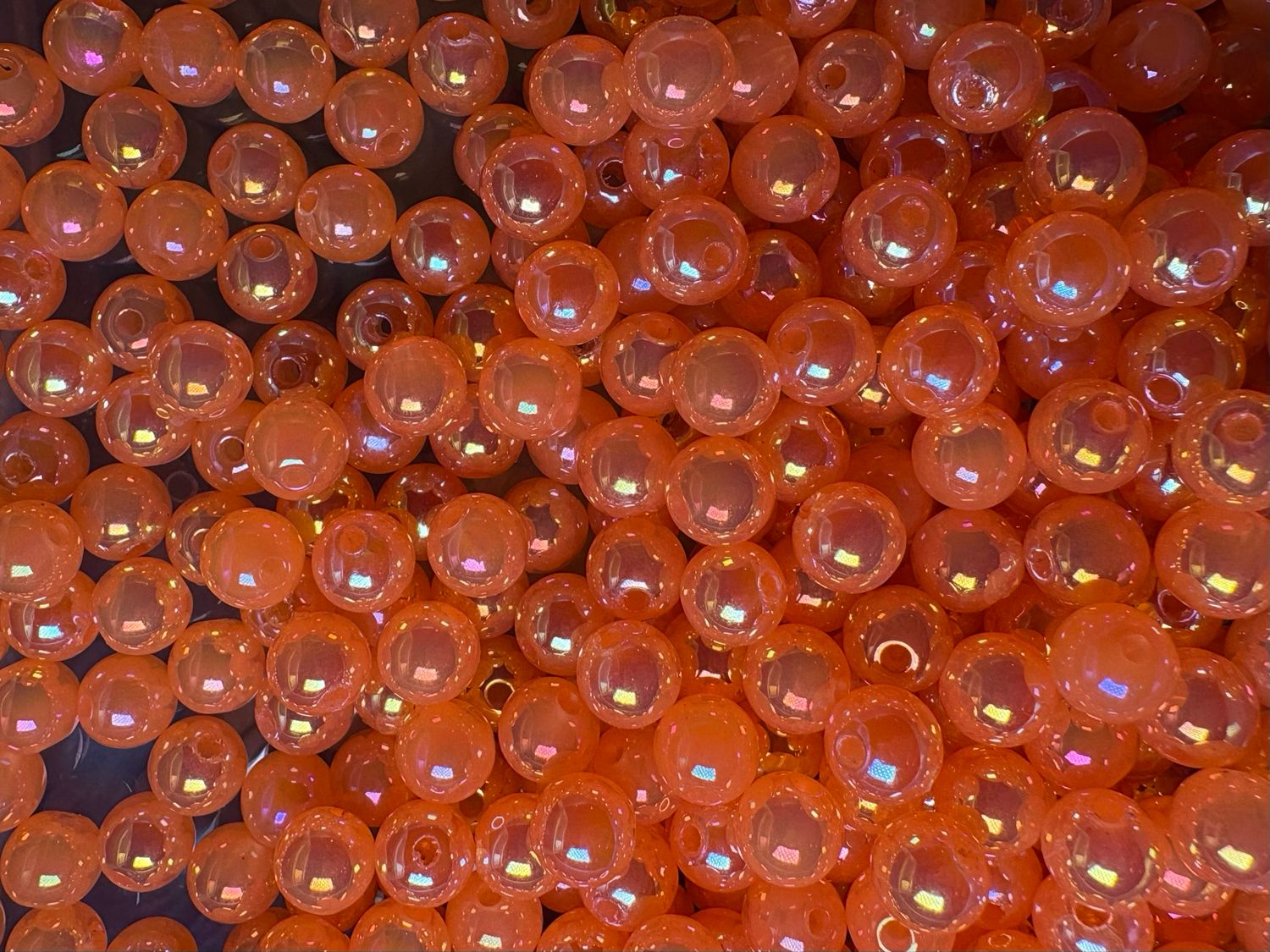 Orange 8mm Bead