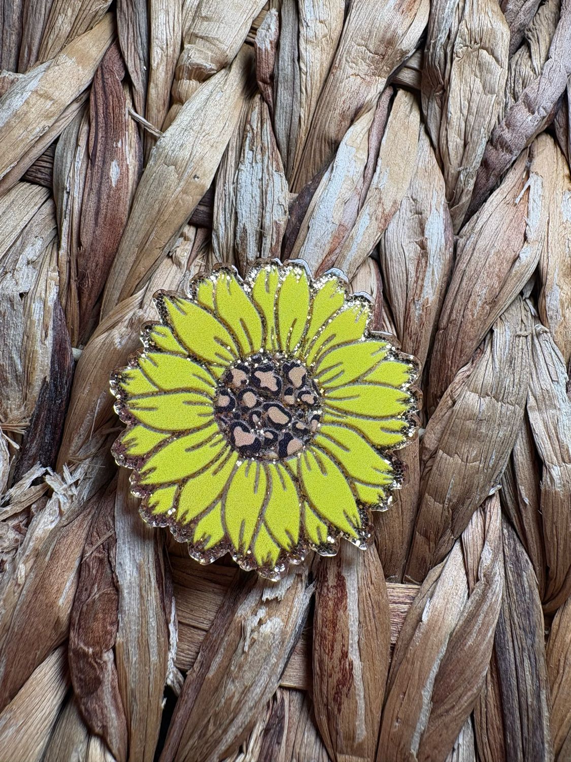 Sunflower Acrylic Flatback