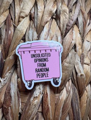 Unsolicited Opinions Acrylic Flatback