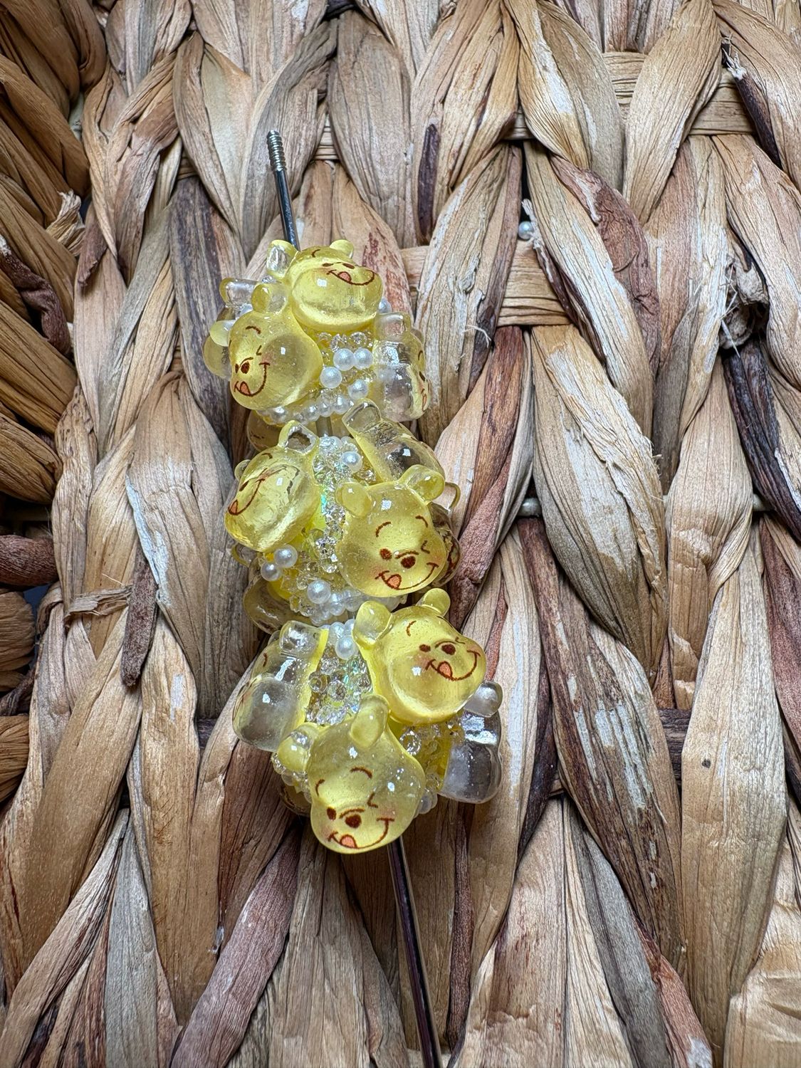 Honey bear Sugar and Pearl Specialty Beads B69