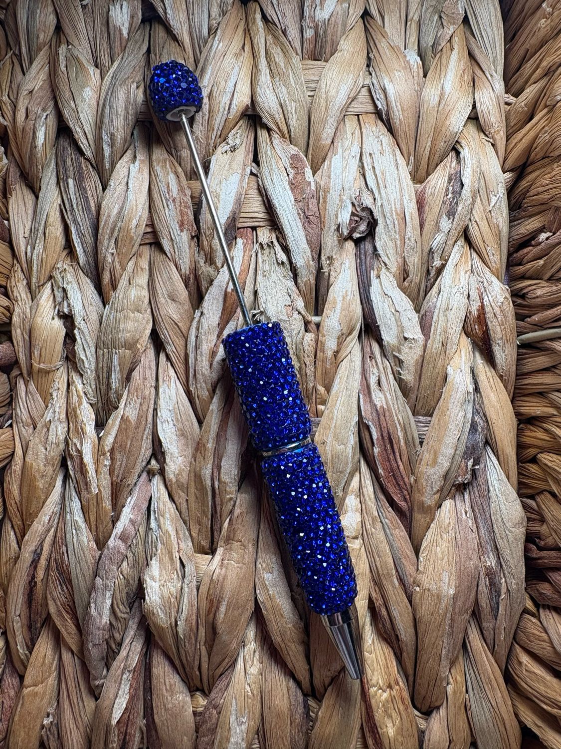 Royal Blue Rhinestone Pen