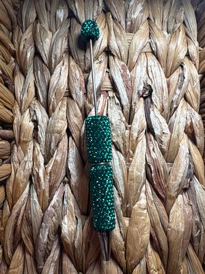 Emerald Green Rhinestone Pen