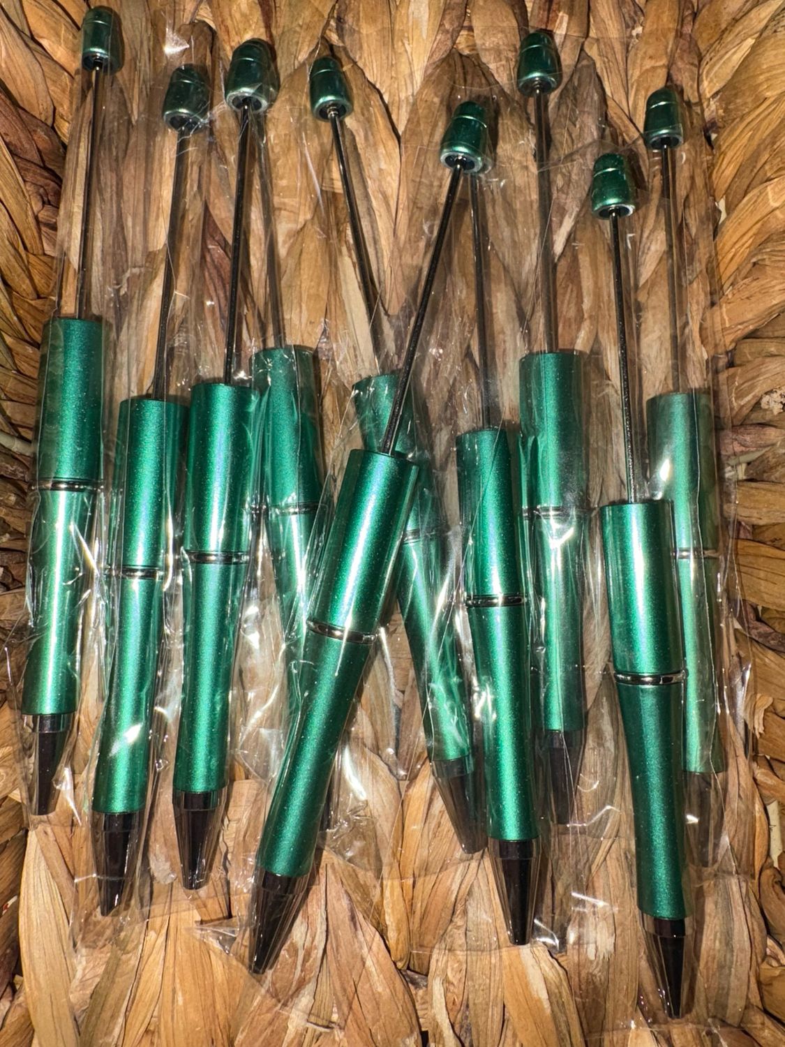 Dark Green Pen-10pack