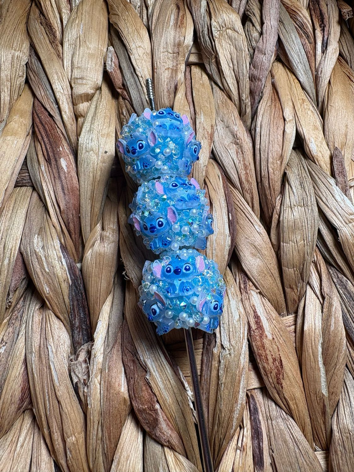 Blue Alien Sugar Specialty Beads B70