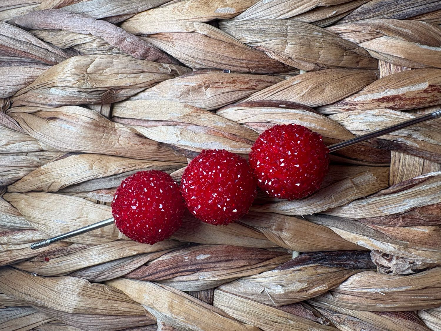 20mm Red Sugar Bead B323