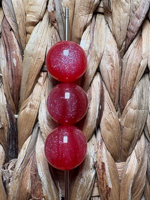 20mm Red Galaxy Beads B252