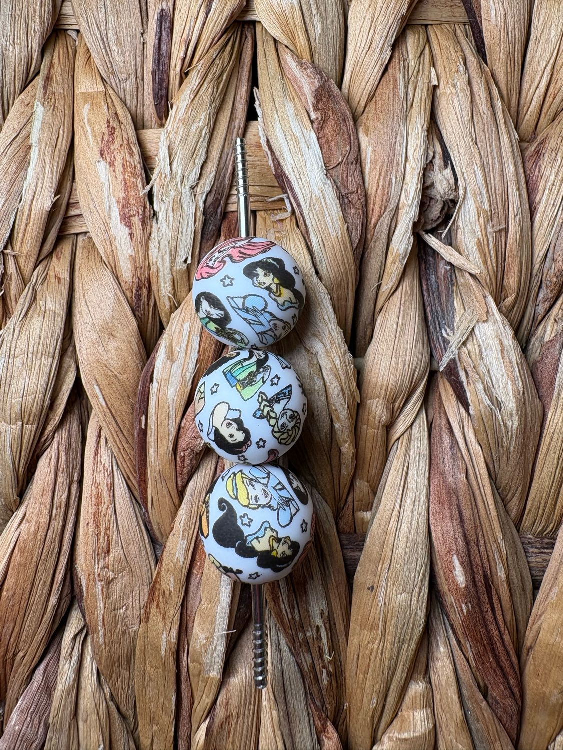 Princess Silicone Beads 15mm SB12