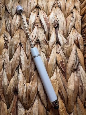 White 2-1 Beadable Stylus Pen 