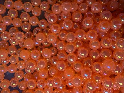 Orange 8mm Bead B3