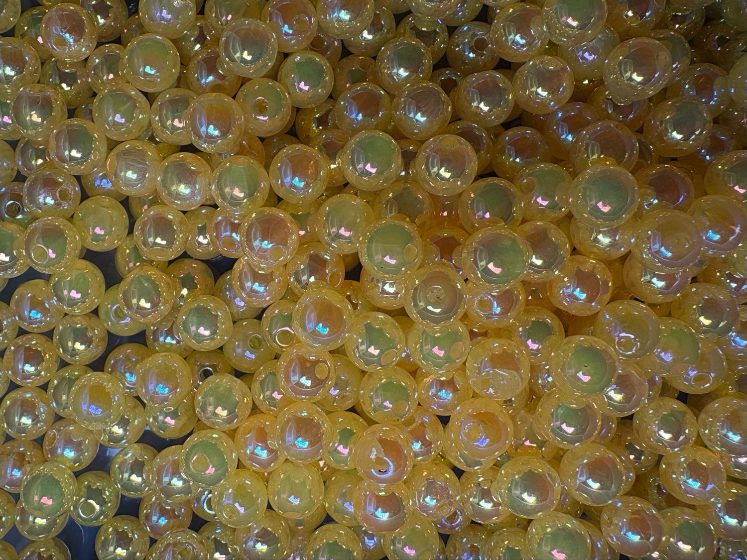 Yellow 8mm Bead B7