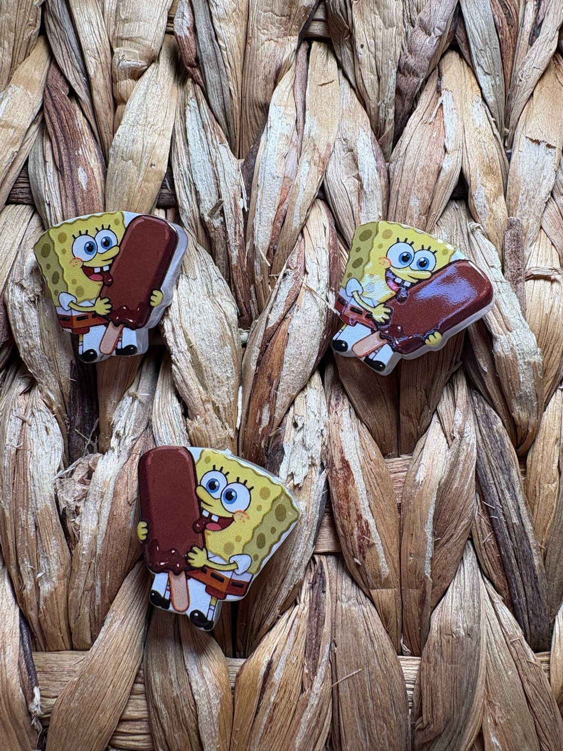 Sponge Acrylic Focal Bead