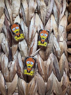 Dog Acrylic Focal Bead