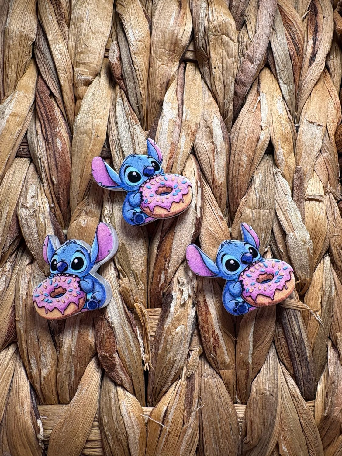 Blue Alien Acrylic Focal Bead