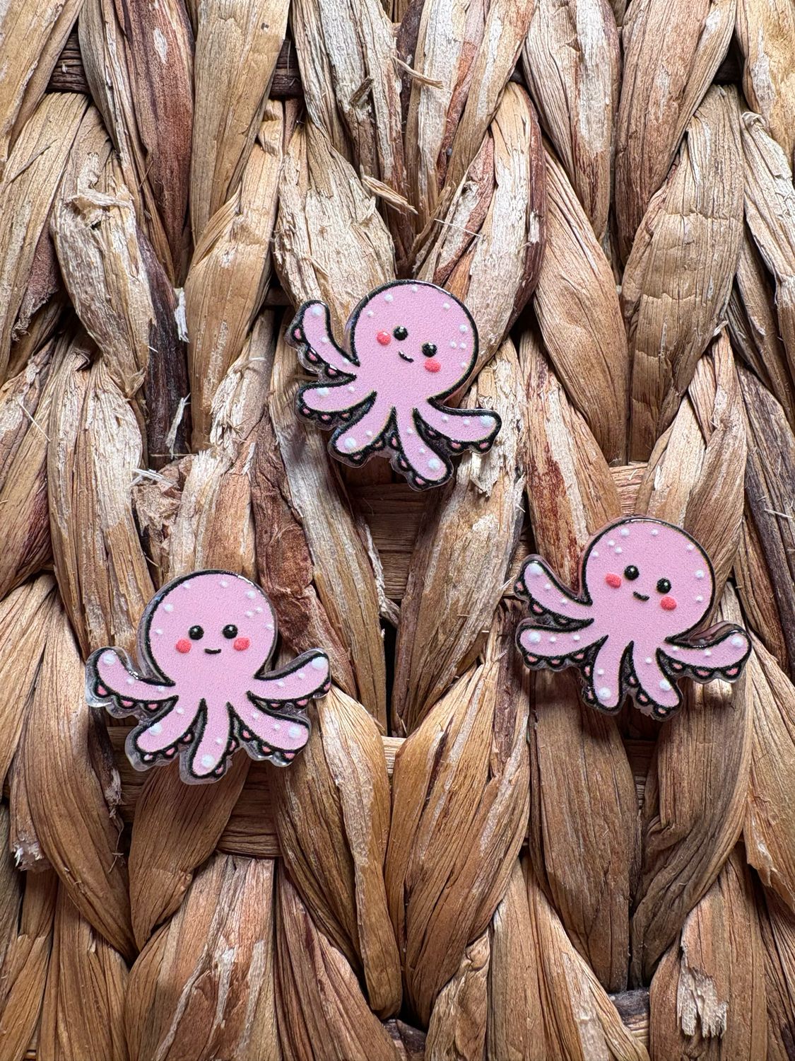 Octopus Acrylic Focal Bead