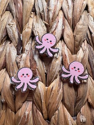 Octopus Acrylic Focal Bead