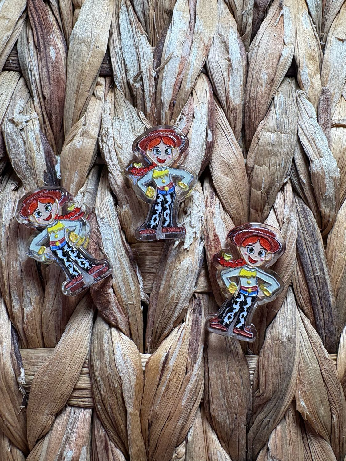 Cowgirl Acrylic Focal Bead