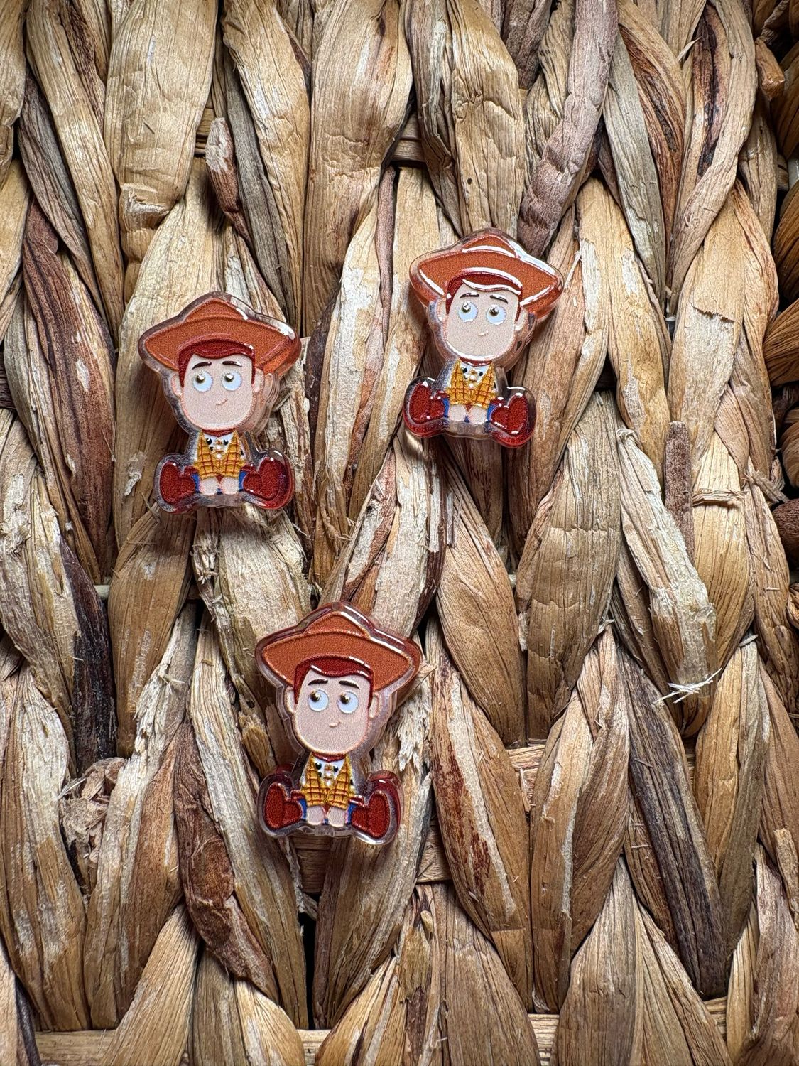 CowBoy Acrylic Focal Bead