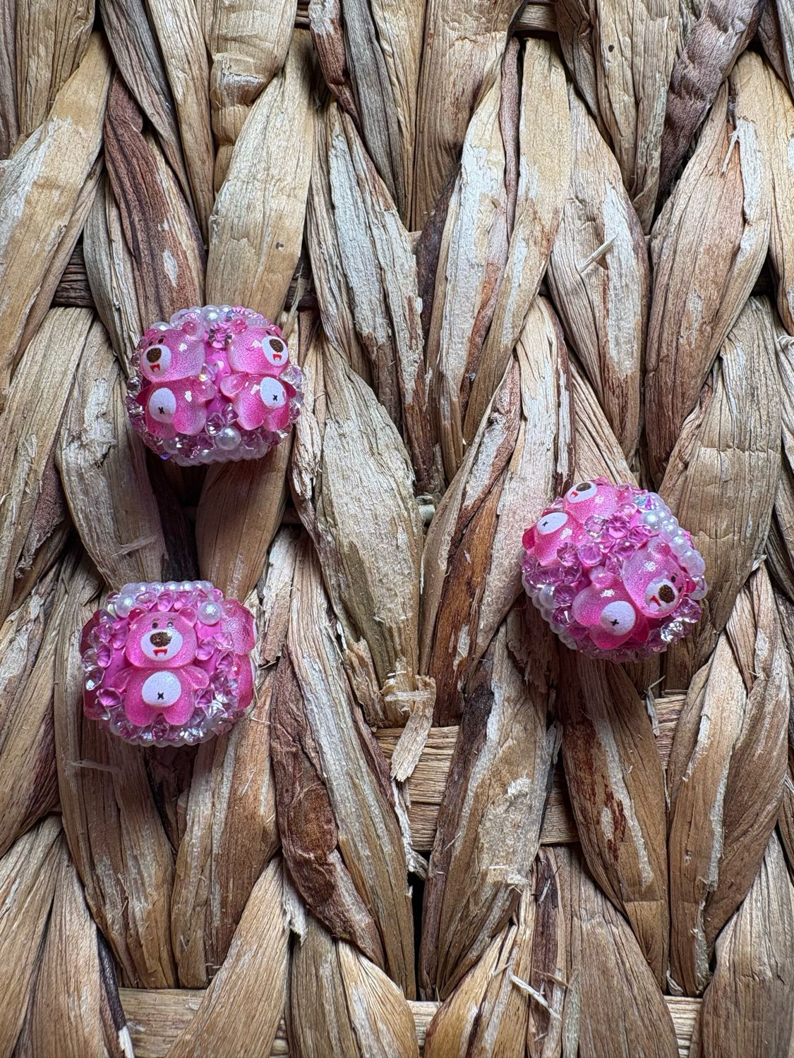 Strawberry Bear Sugar Bead