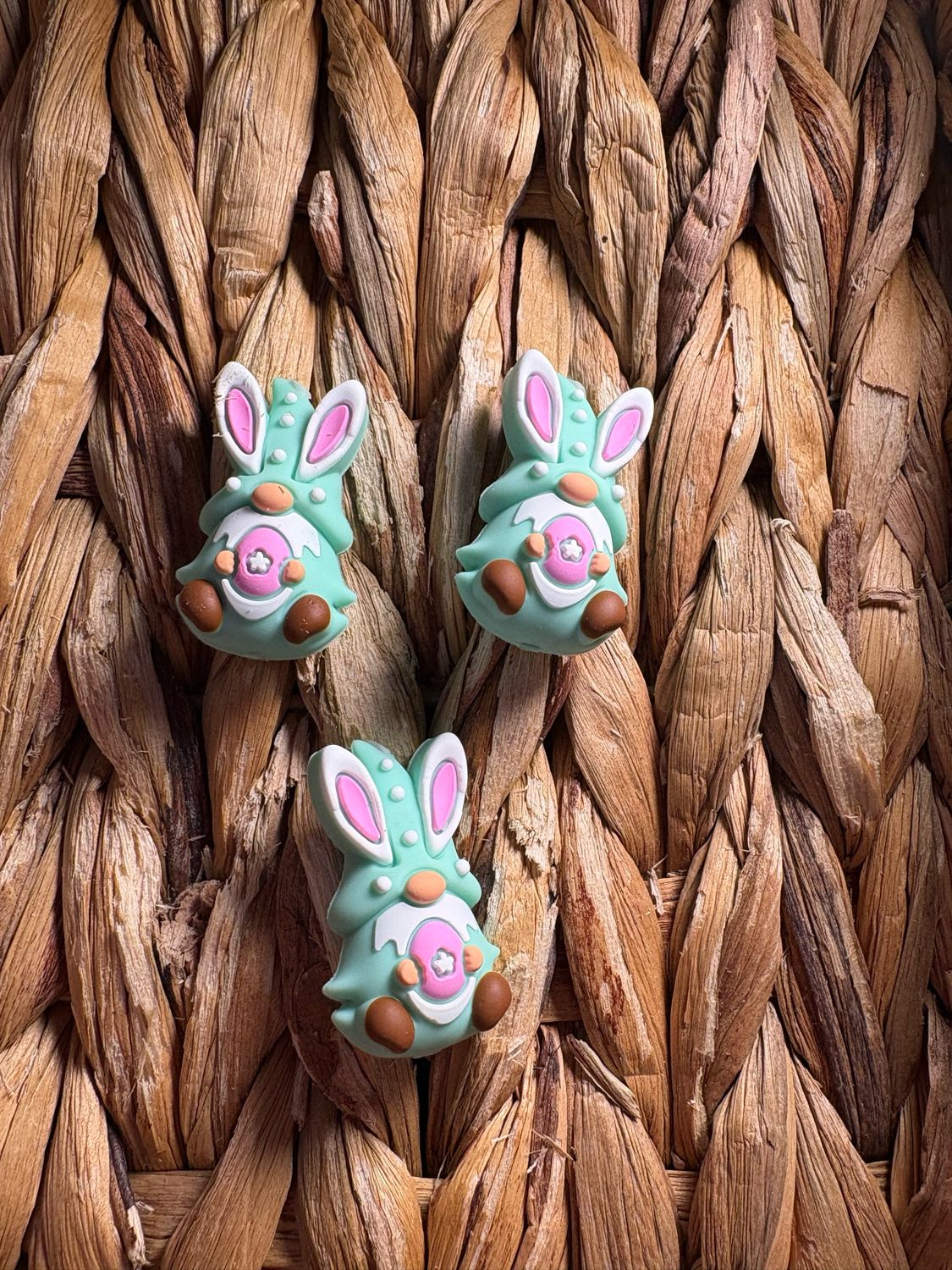 Turquoise Easter Gnome 3d Focal