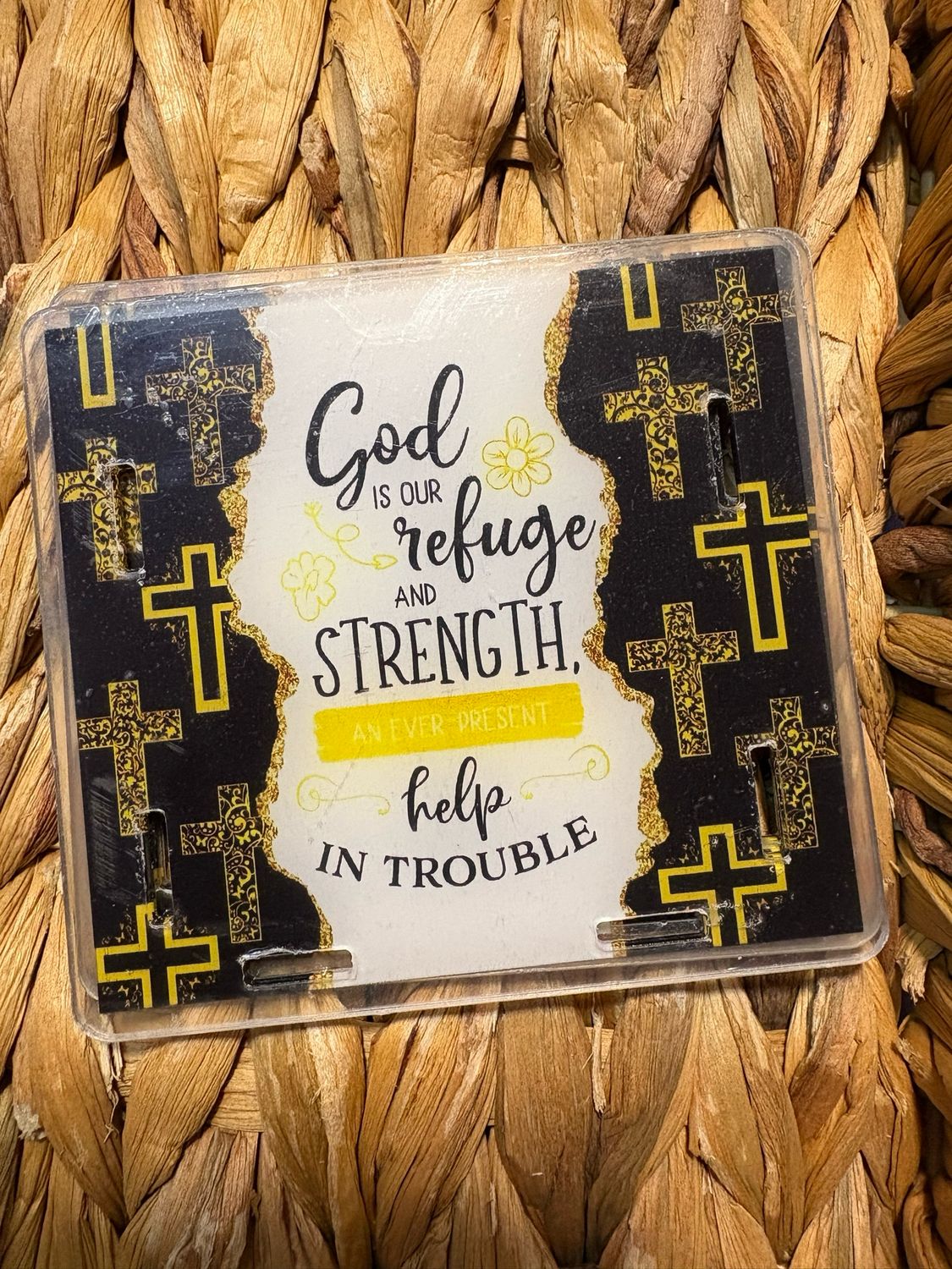 God is our Refuge Pen Box