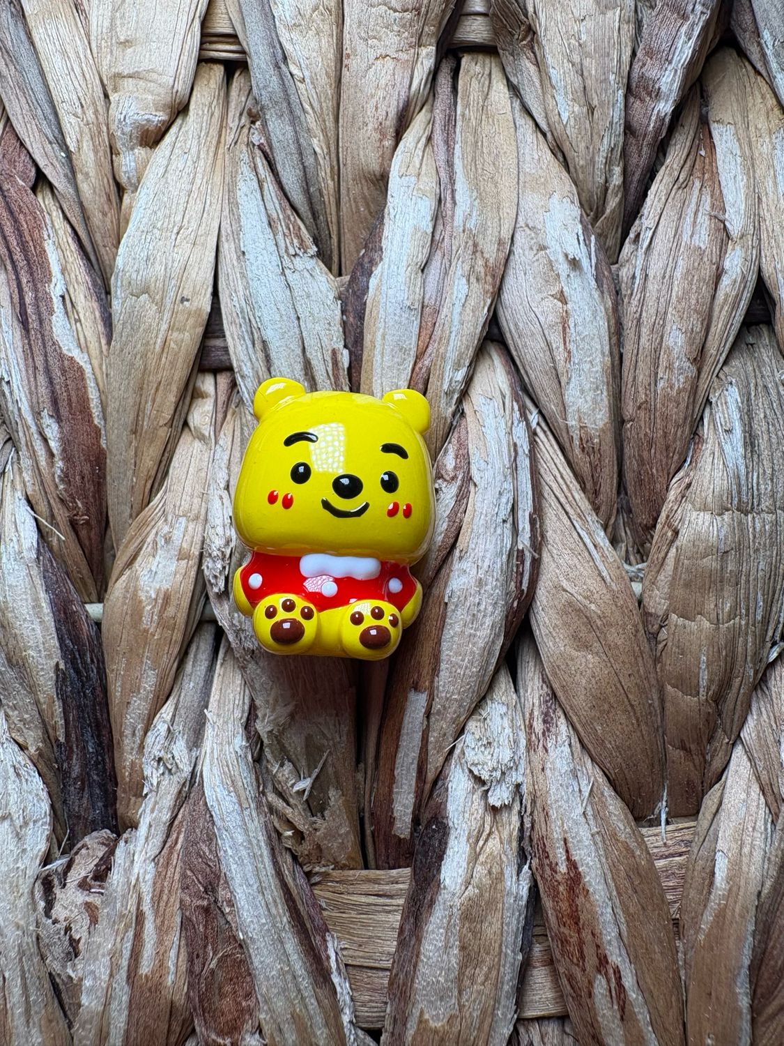 Honey Bear Hand painted Bead 