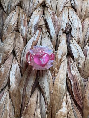 Dark Pink LV sugar bead 