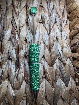 Bright Green Rhinestone Pen