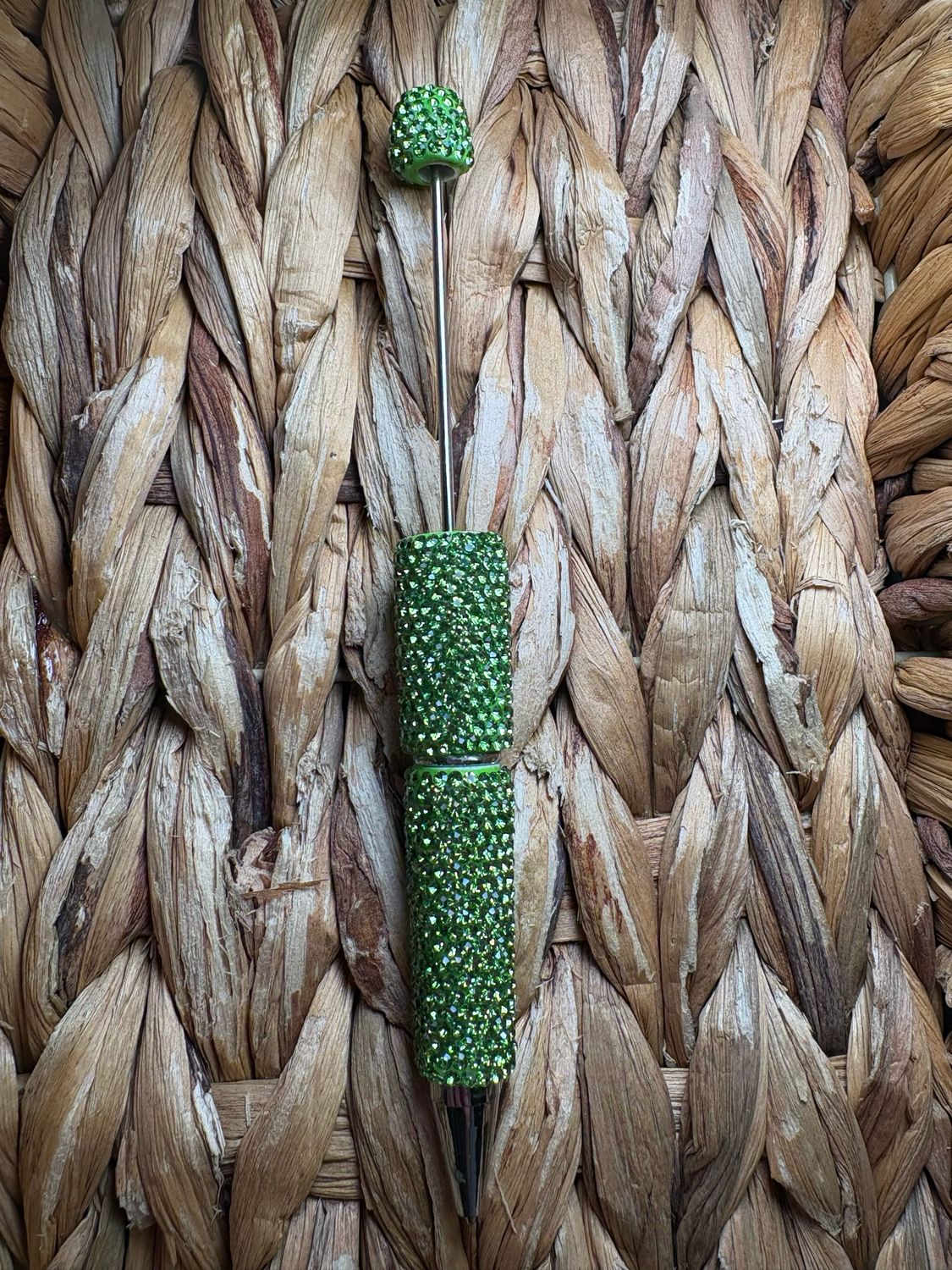 Light Green Rhinestone Pen