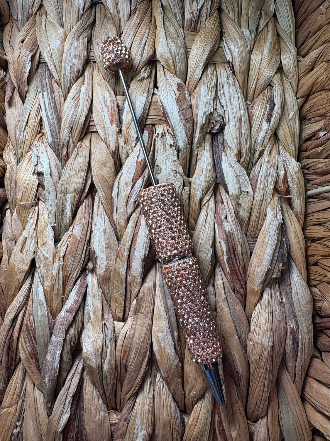 Champagne Rhinestone Pen