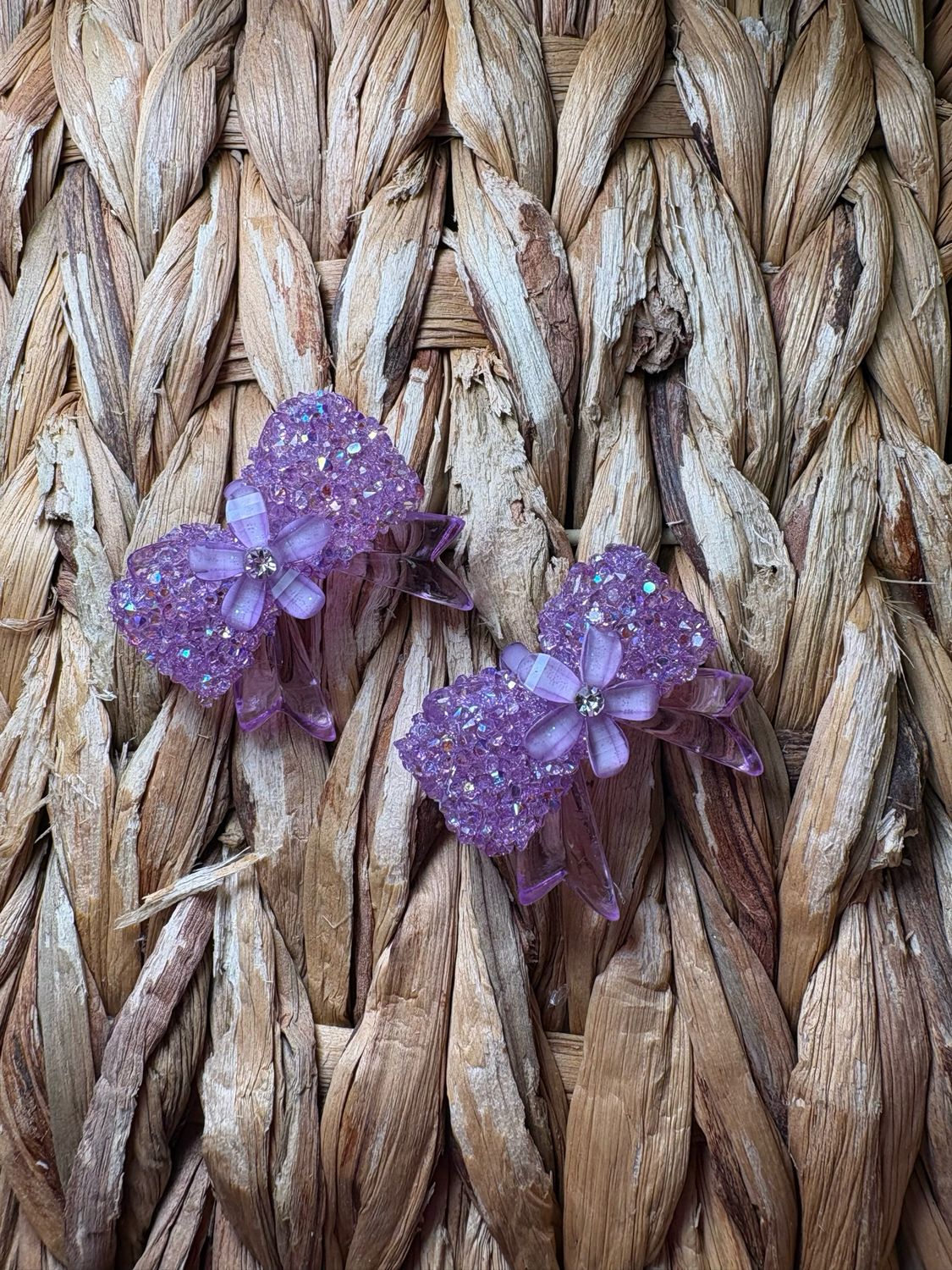 PurpleSugar Bow Bead